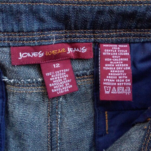 Jones Wear Jeans crop wide leg jeans sz 12 - Picture 3 of 9
